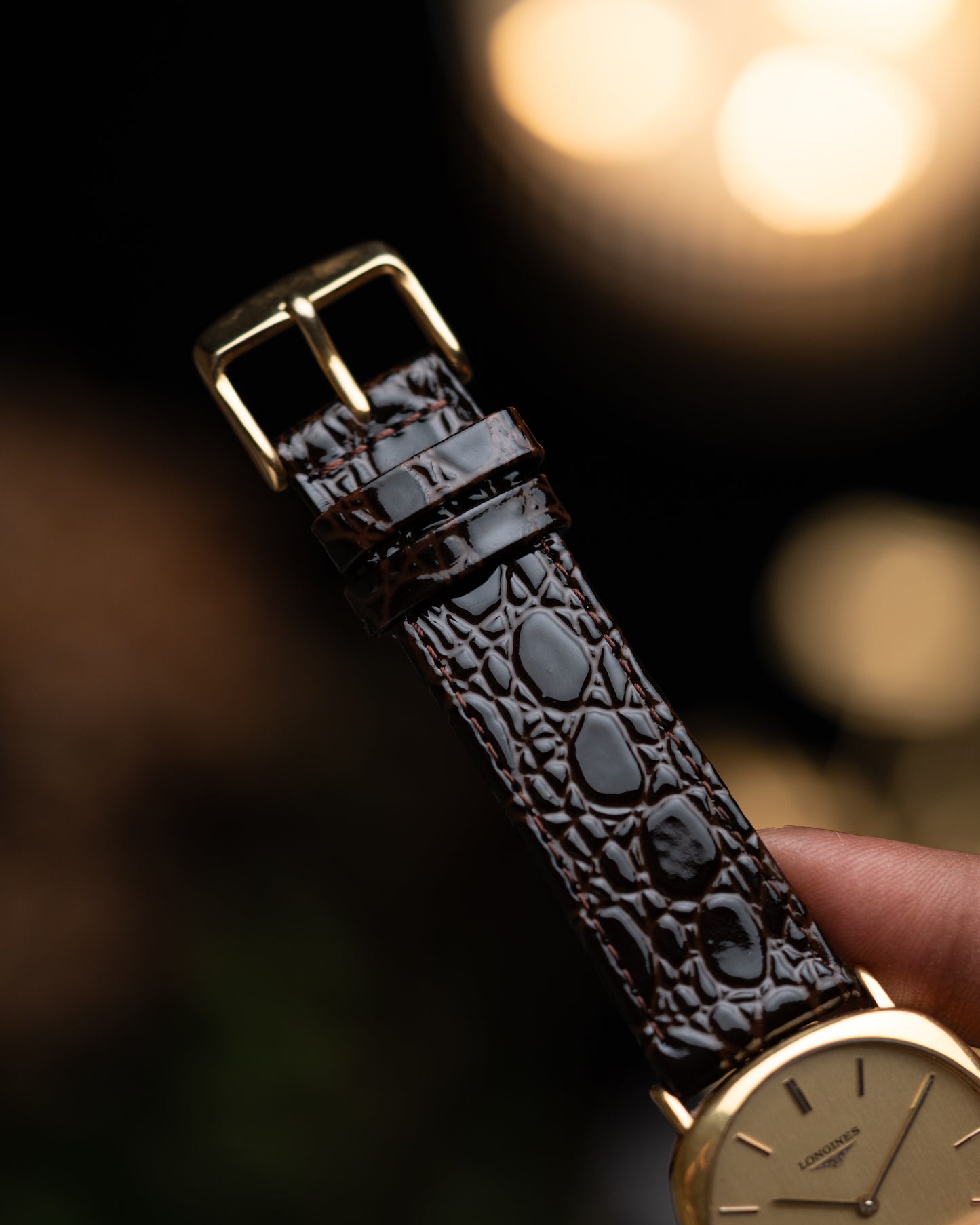 1970s Vintage Longines Cushion Case