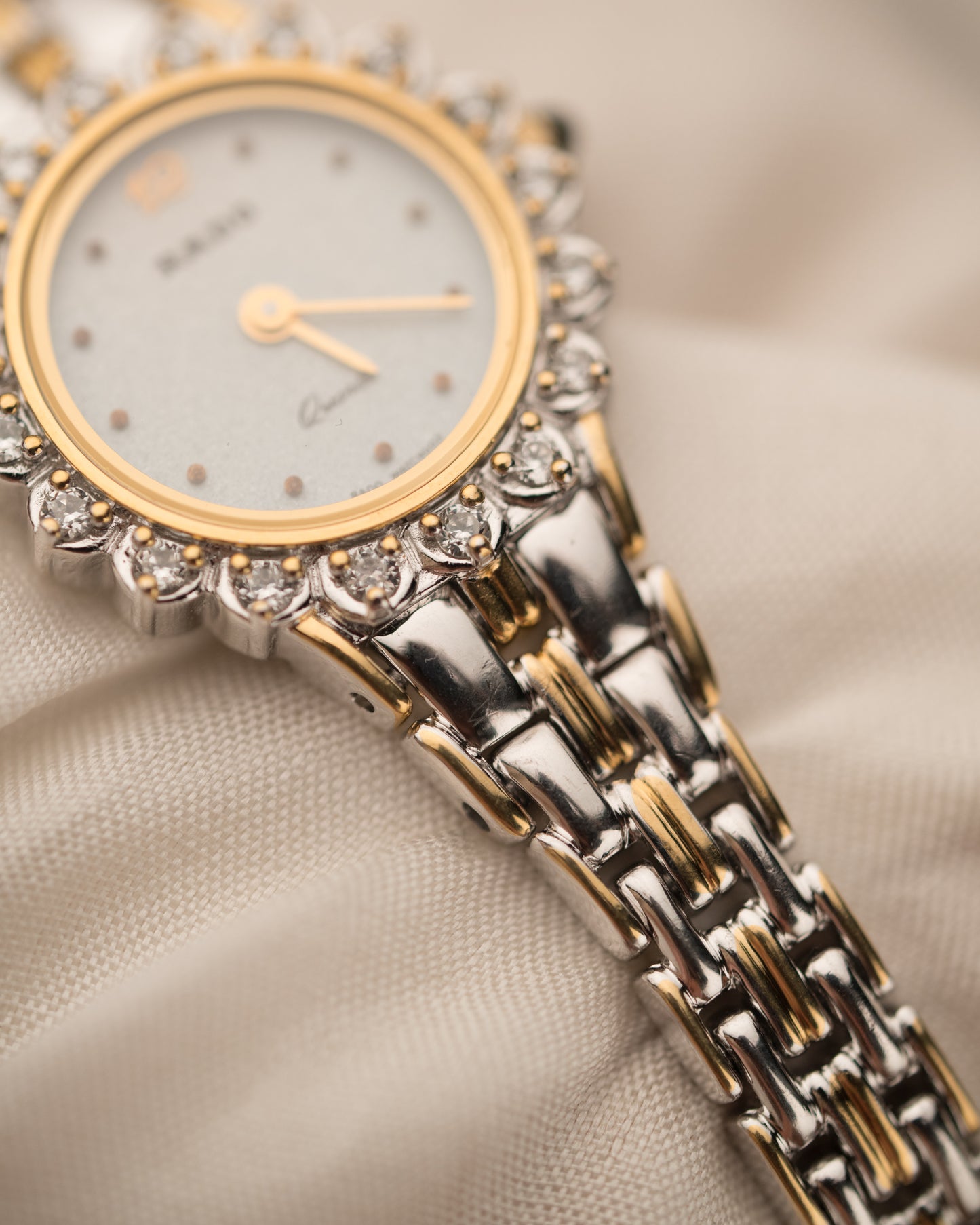 1990s Vintage Rado Diamond Bezel