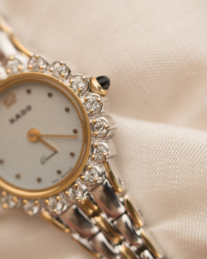 1990s Vintage Rado Diamond Bezel