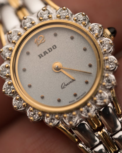 1990s Vintage Rado Diamond Bezel
