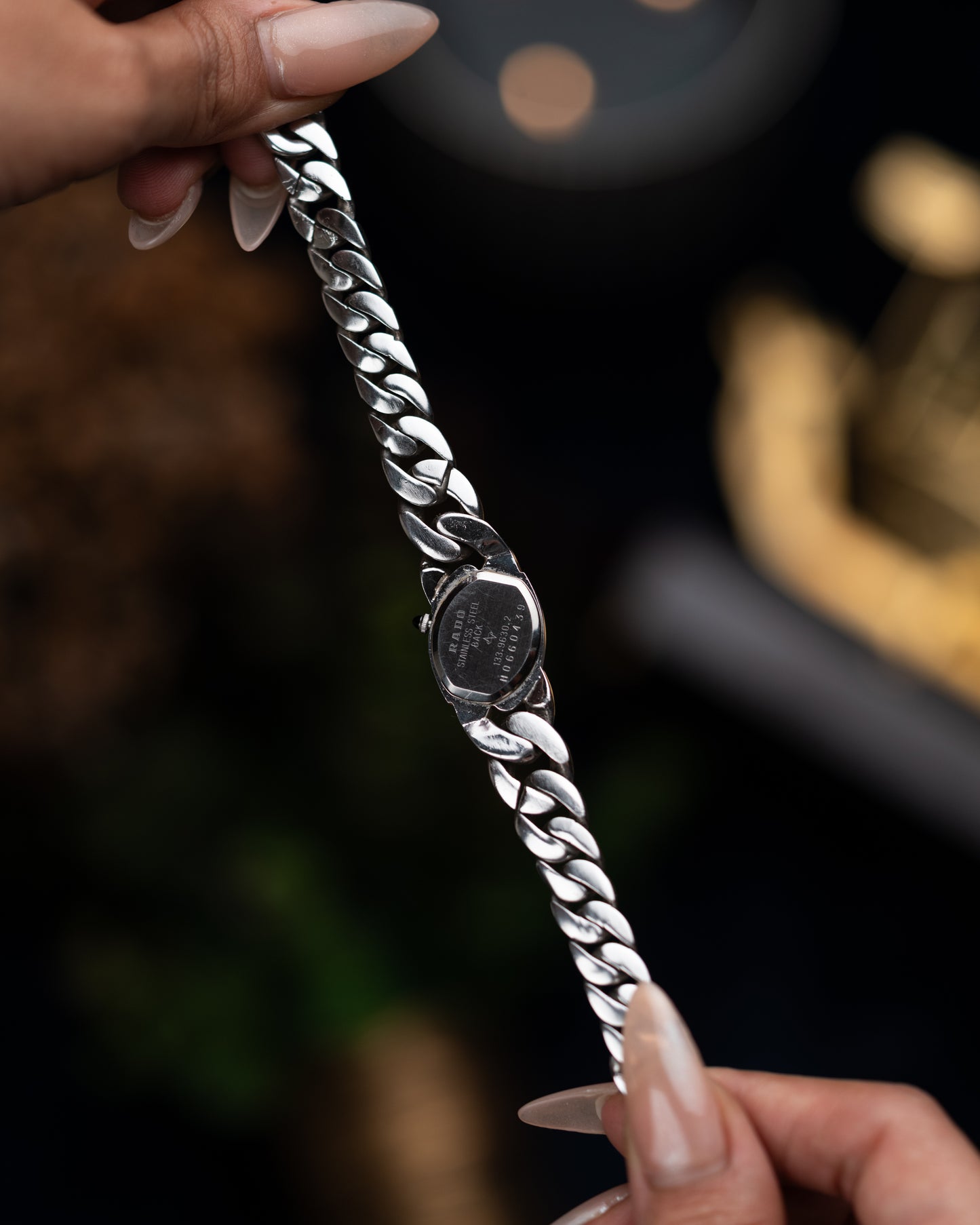 1980s Vintage Rado Cuban Chain