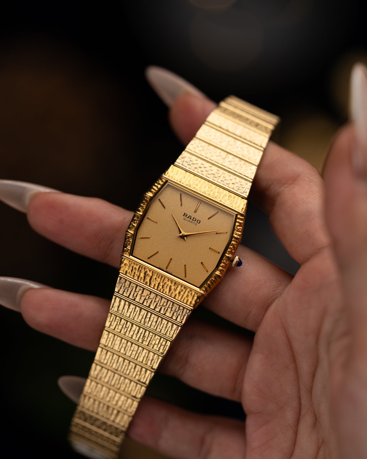 1980s Vintage Rado Barrel