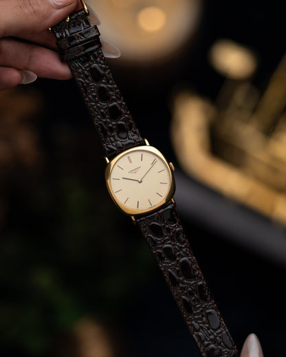 1970s Vintage Longines Cushion Case