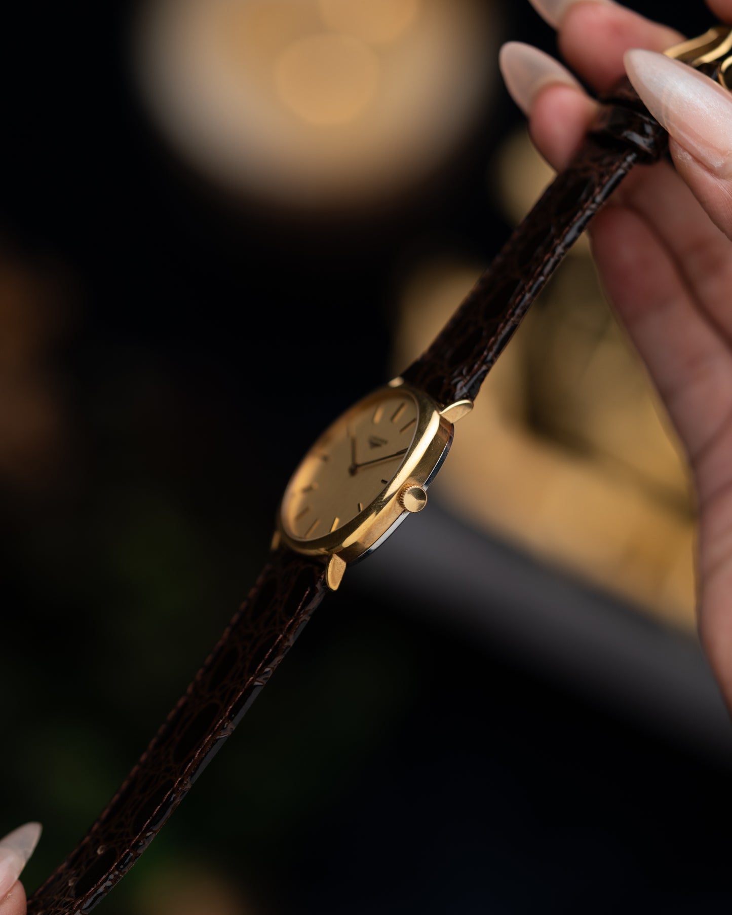 1970s Vintage Longines Cushion Case