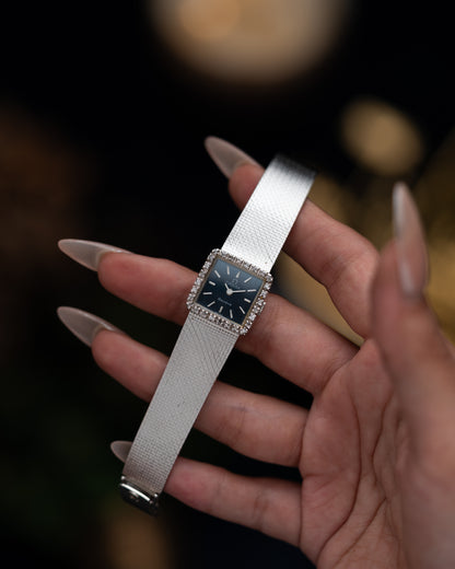 1970s Vintage Omega Diamond Halo