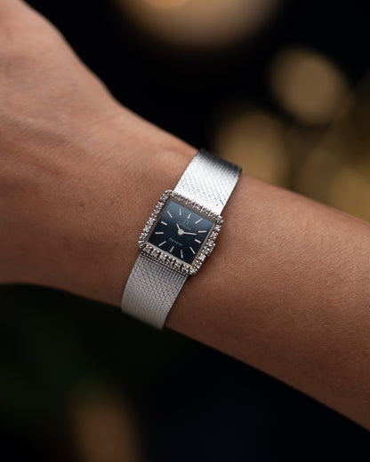 1970s Vintage Omega Diamond Halo