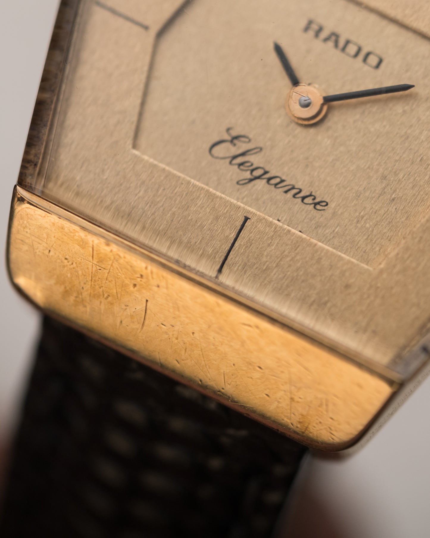 1970s Vintage Rado Hexagon Hand-Wound