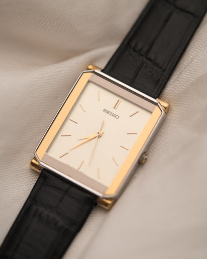 1990s Vintage Seiko Dual Toned Tank