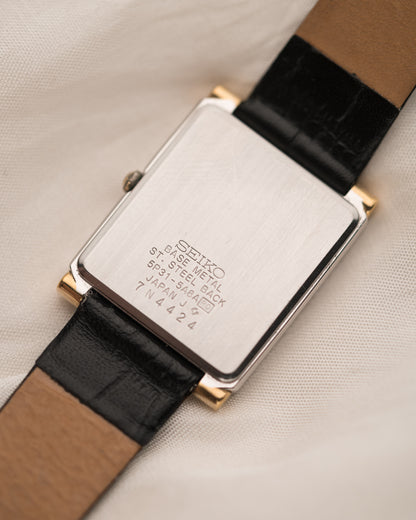 1990s Vintage Seiko Dual Toned Tank