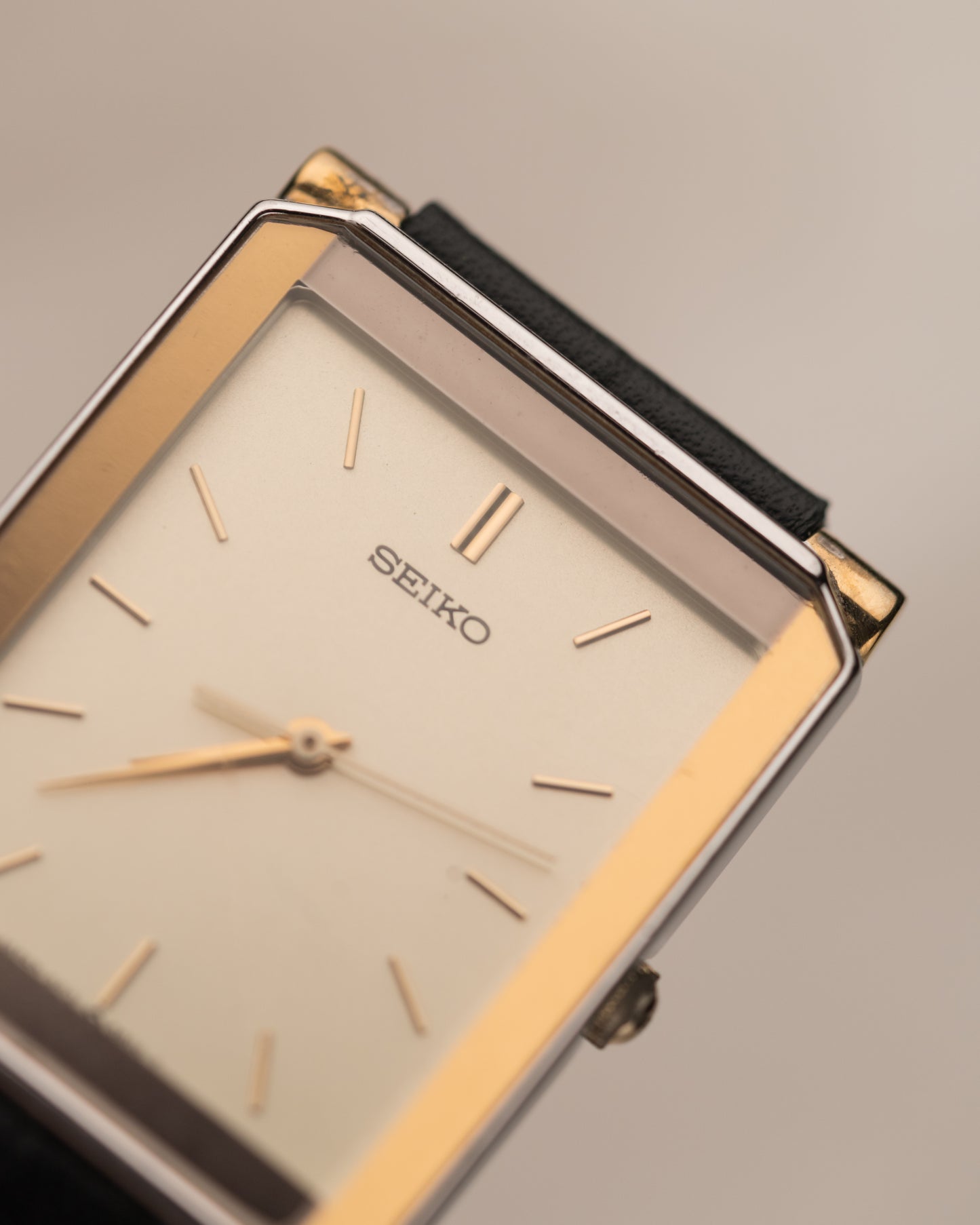 1990s Vintage Seiko Dual Toned Tank