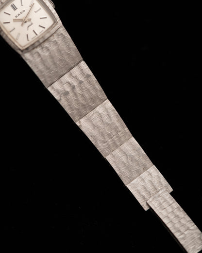 1970s Vintage Rado Hammered Bracelet
