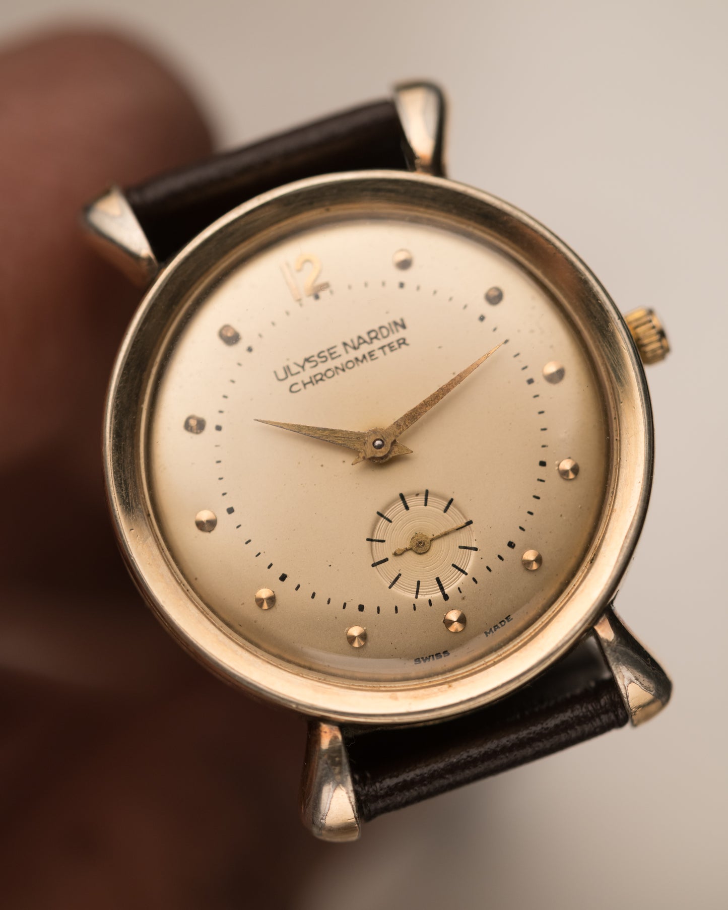 1950s Vintage Ulysse Nardin Sub-seconds