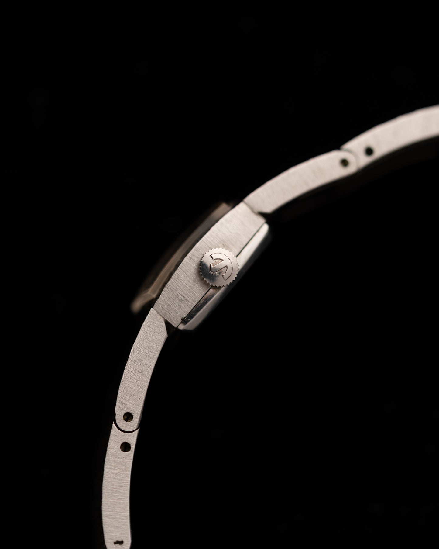 1970s Vintage Rado Hammered Bracelet