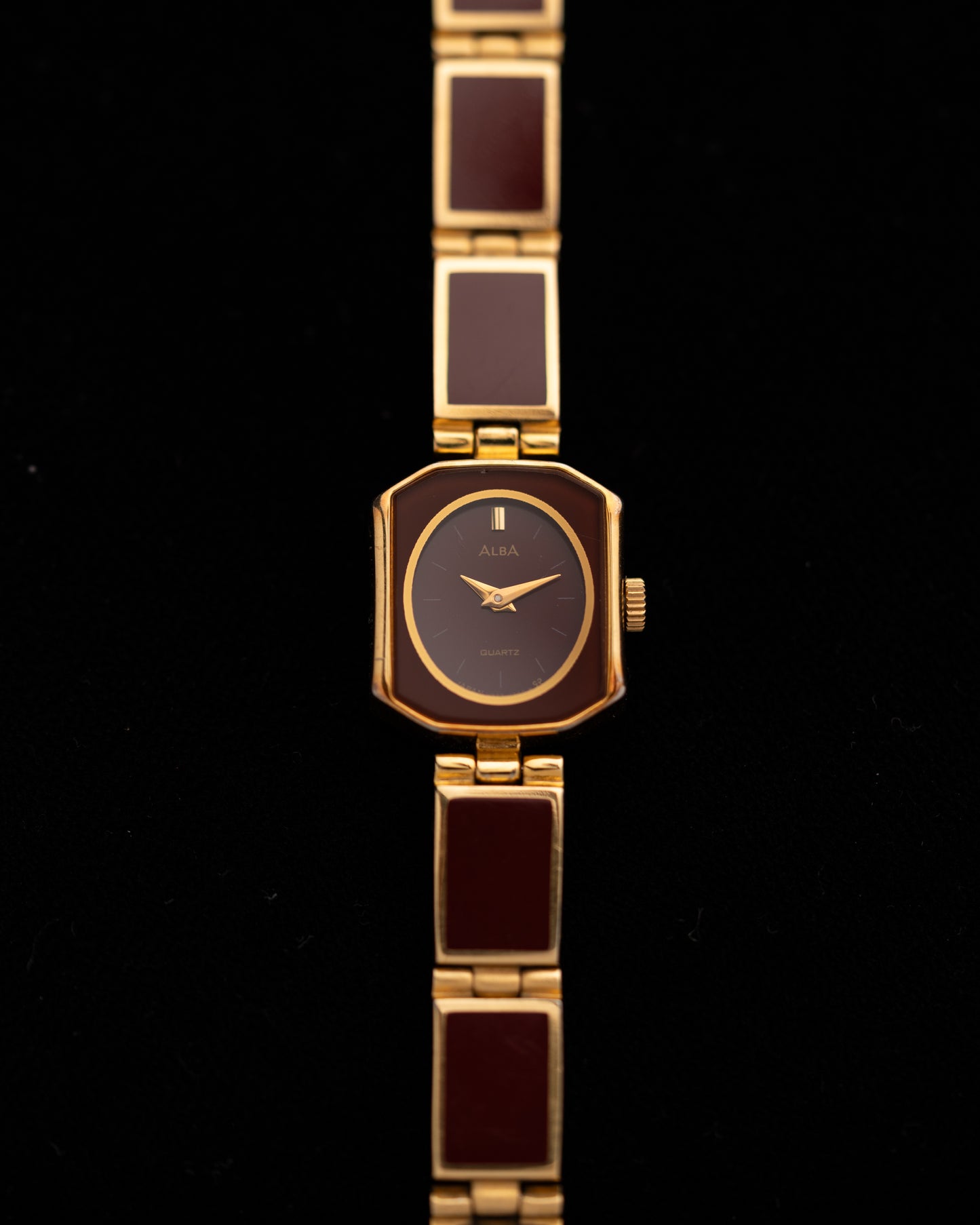 1980s Vintage Seiko Alba Claret