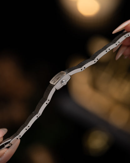 1970s Vintage Rado Hammered Bracelet