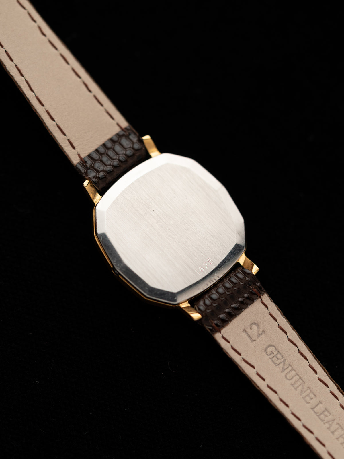 1980s Vintage Omega De Ville Faceted