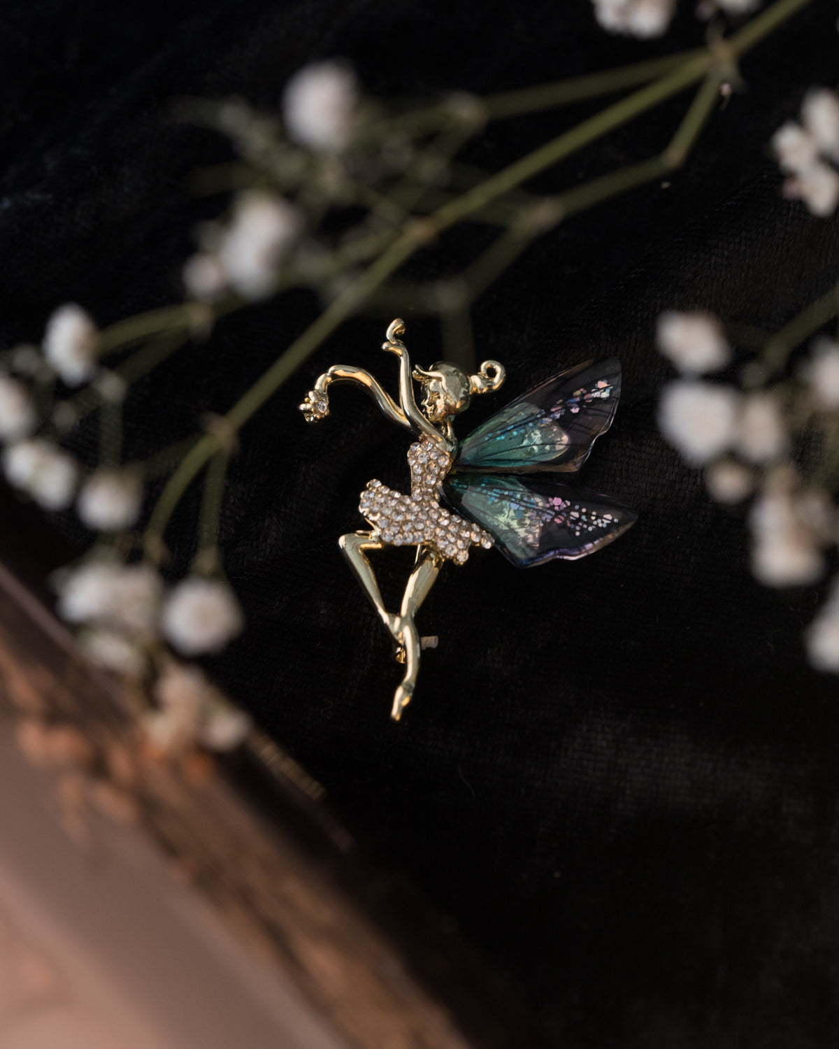 Enamel Fairy Brooch