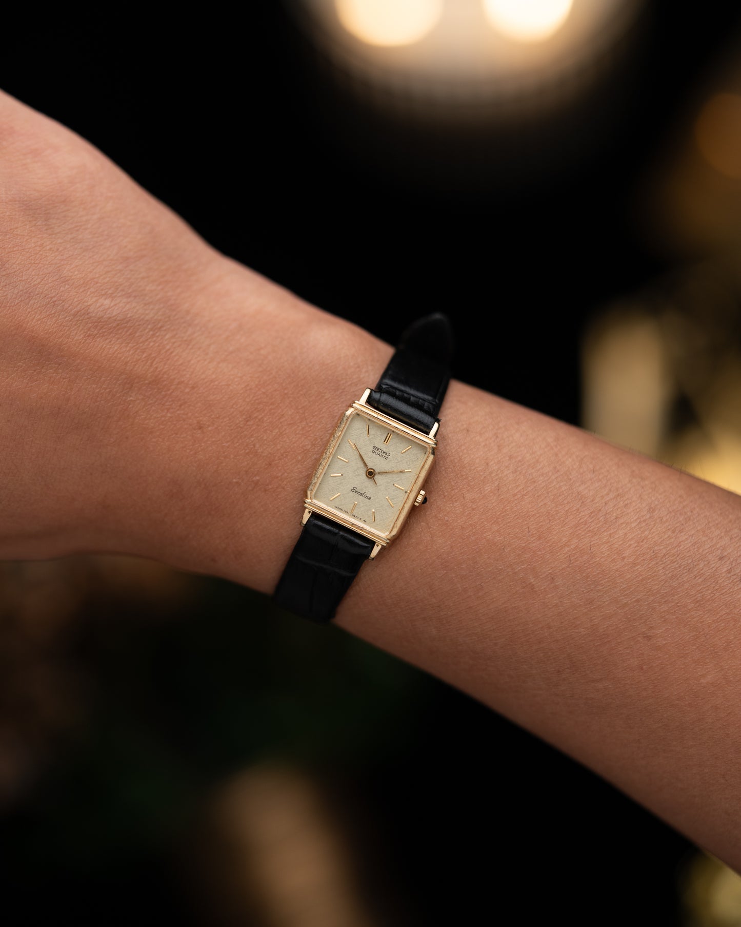 1980s Seiko Excelline Tank