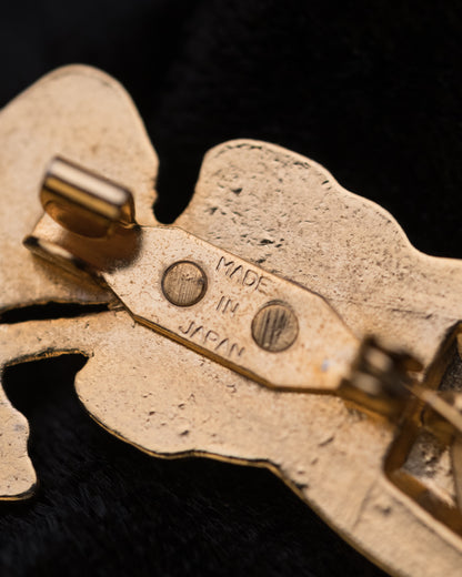 Enamel Umbrella Brooch