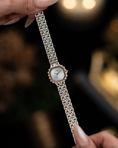 1980s Vintage Rado Halo Two Tone Octagon