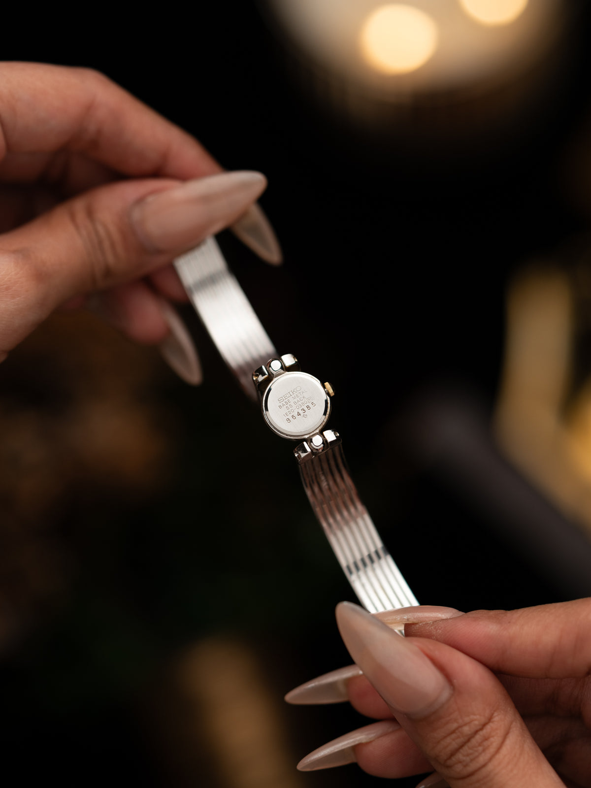 1990s Vintage Seiko Two Tone Fluted Bangle