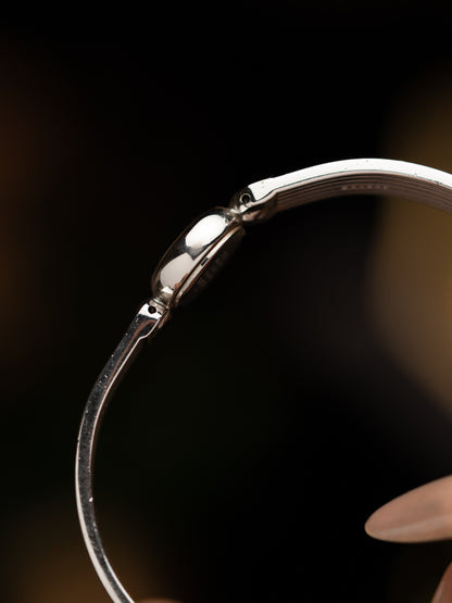 1990s Vintage Seiko Two Tone Fluted Bangle