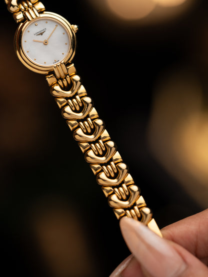 1990s Vintage Longines Interlace
