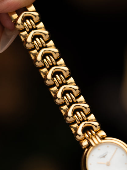 1990s Vintage Longines Interlace