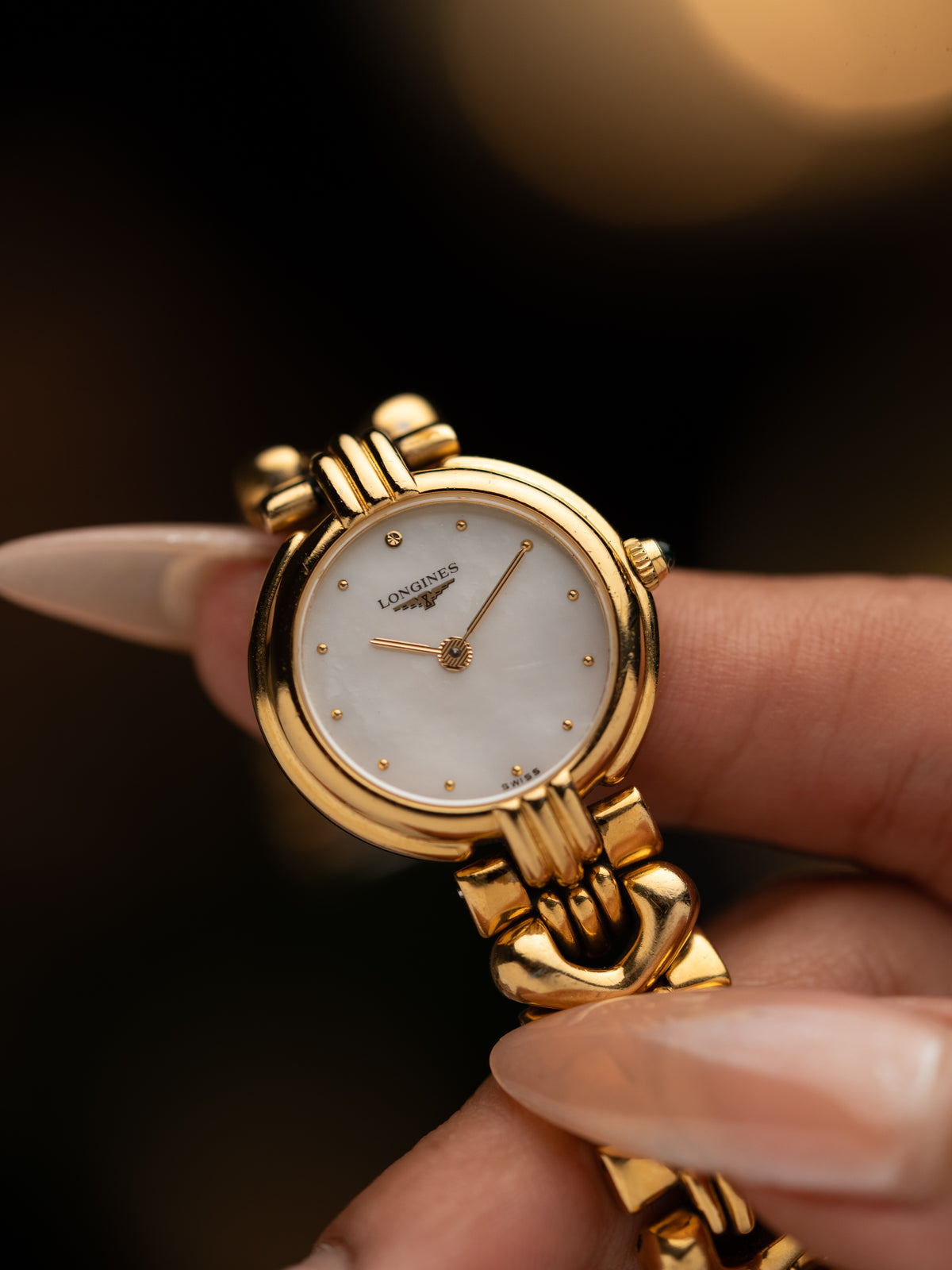 1990s Vintage Longines Interlace