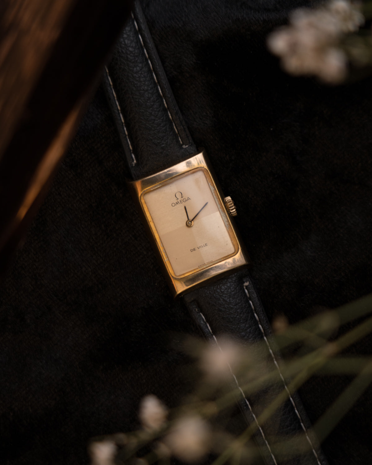 70s Vintage Omega de Ville Checkered Dial