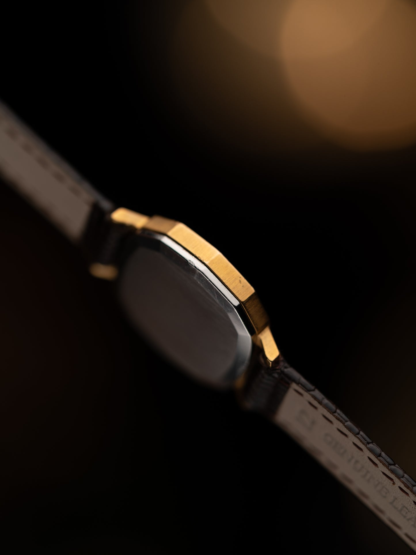 1980s Vintage Omega De Ville Faceted