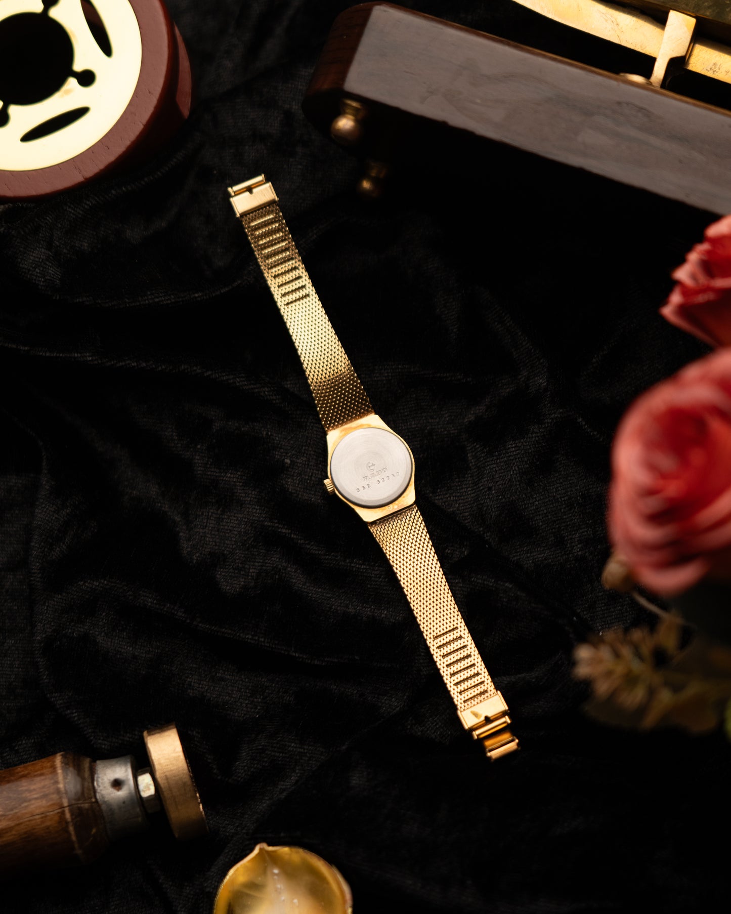 1970s Vintage Rado Diamond Bezel