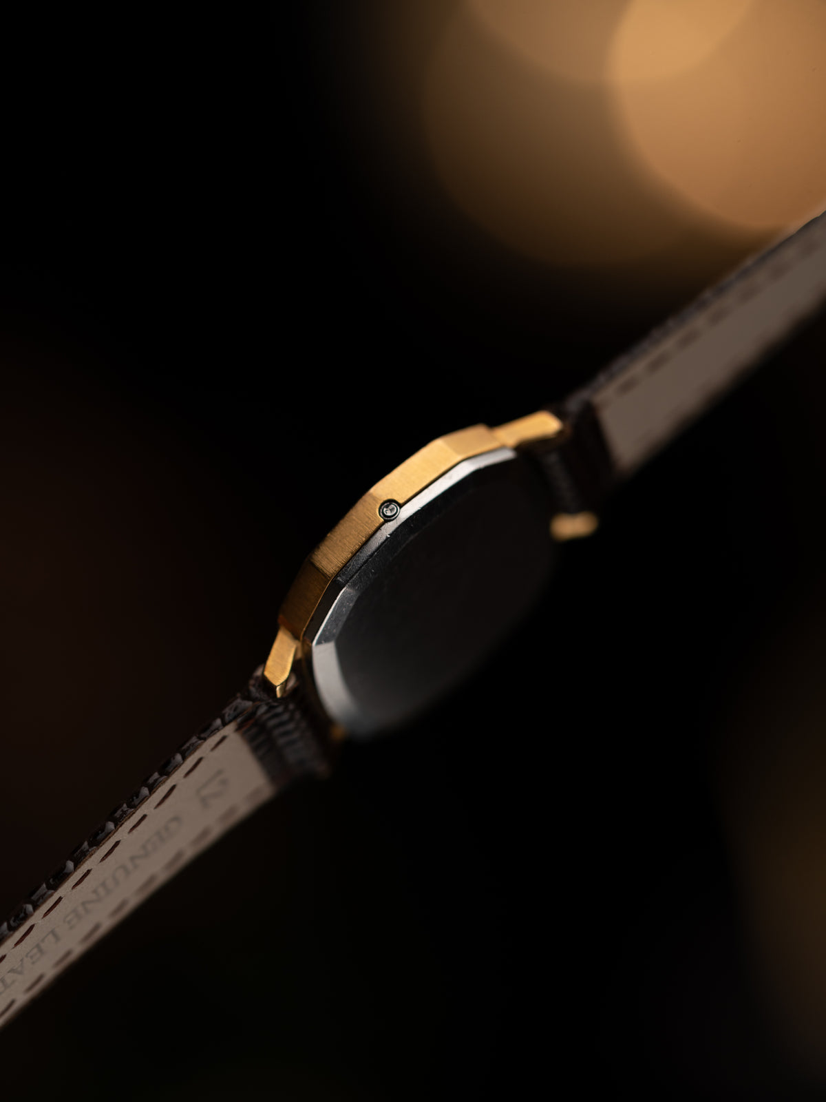 1980s Vintage Omega De Ville Faceted