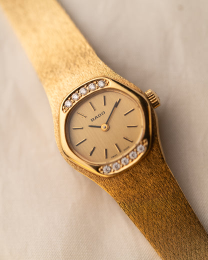 1970s Vintage Rado Diamond Bezel