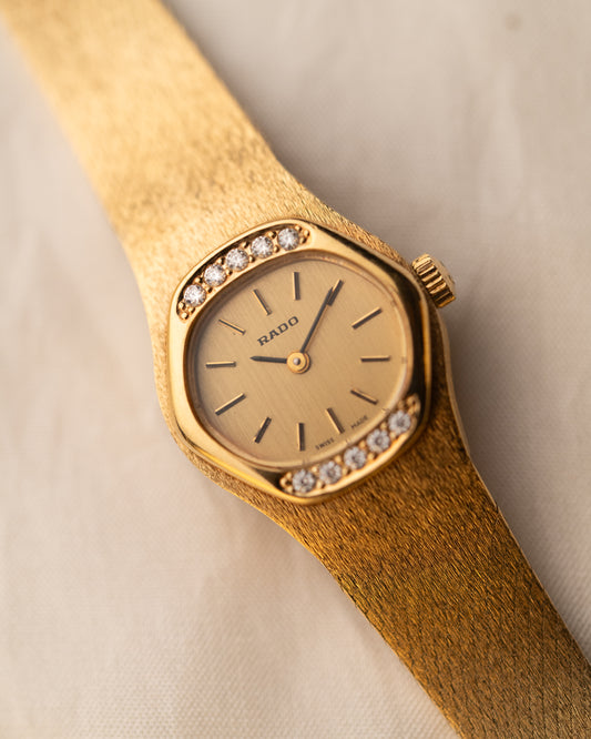 1970s Vintage Rado Diamond Bezel