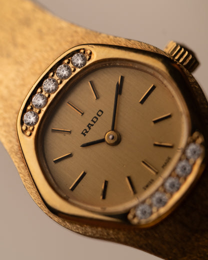 1970s Vintage Rado Diamond Bezel