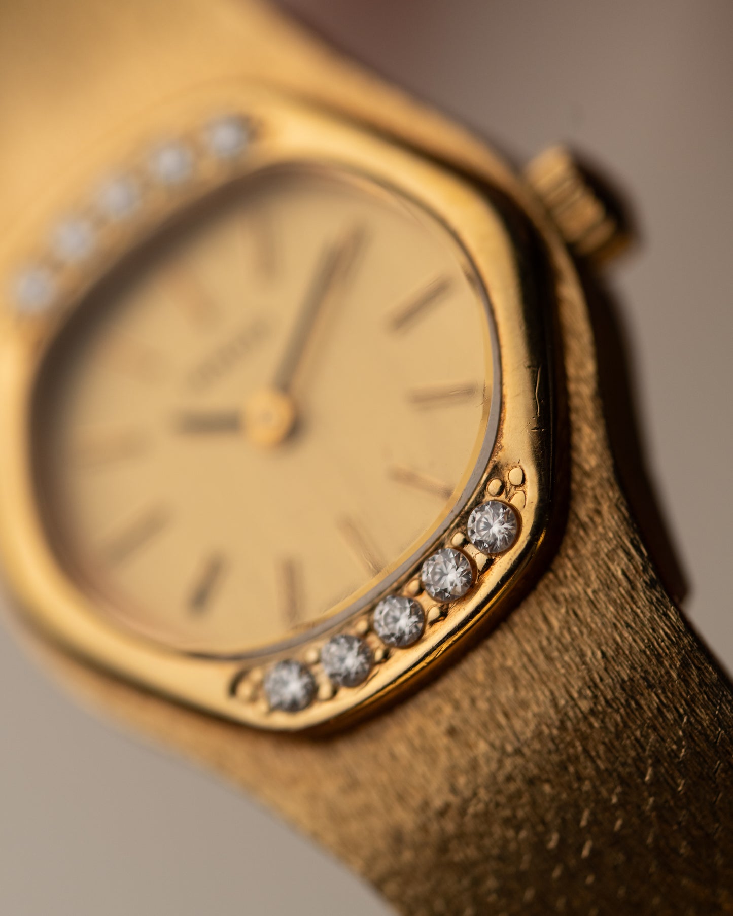 1970s Vintage Rado Diamond Bezel
