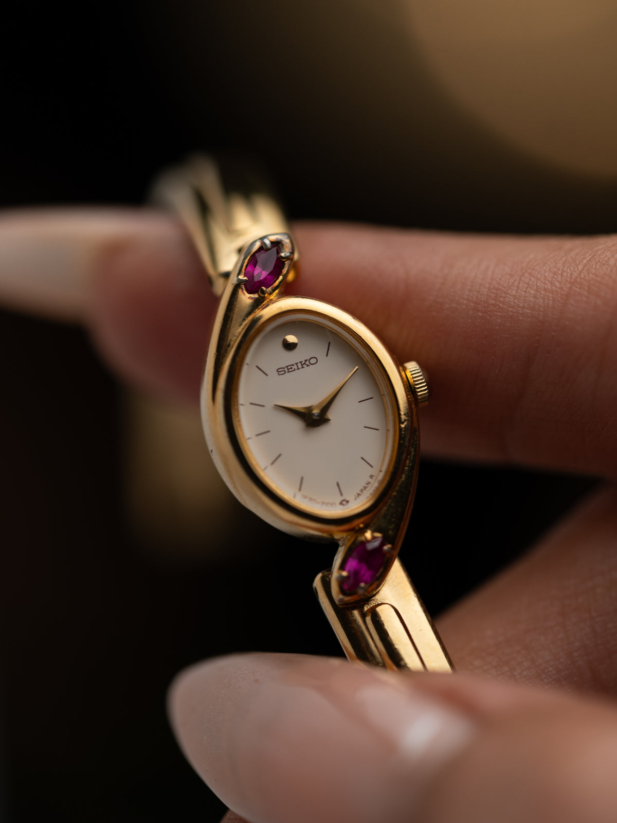 1980s Vintage Seiko Rubyshoulder