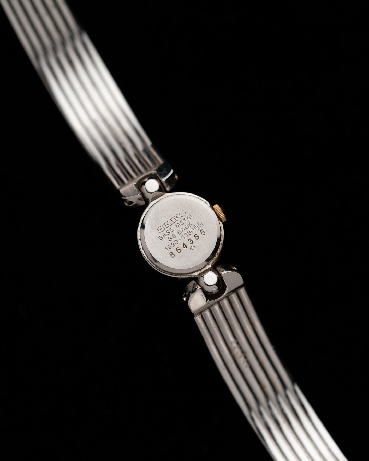 1990s Vintage Seiko Two Tone Fluted Bangle