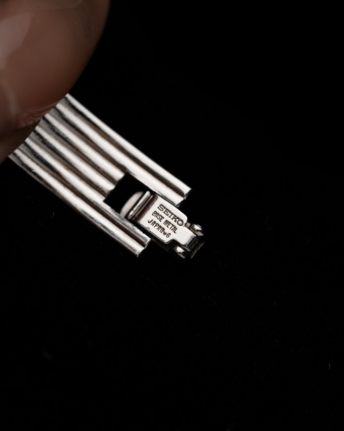 1990s Vintage Seiko Two Tone Fluted Bangle