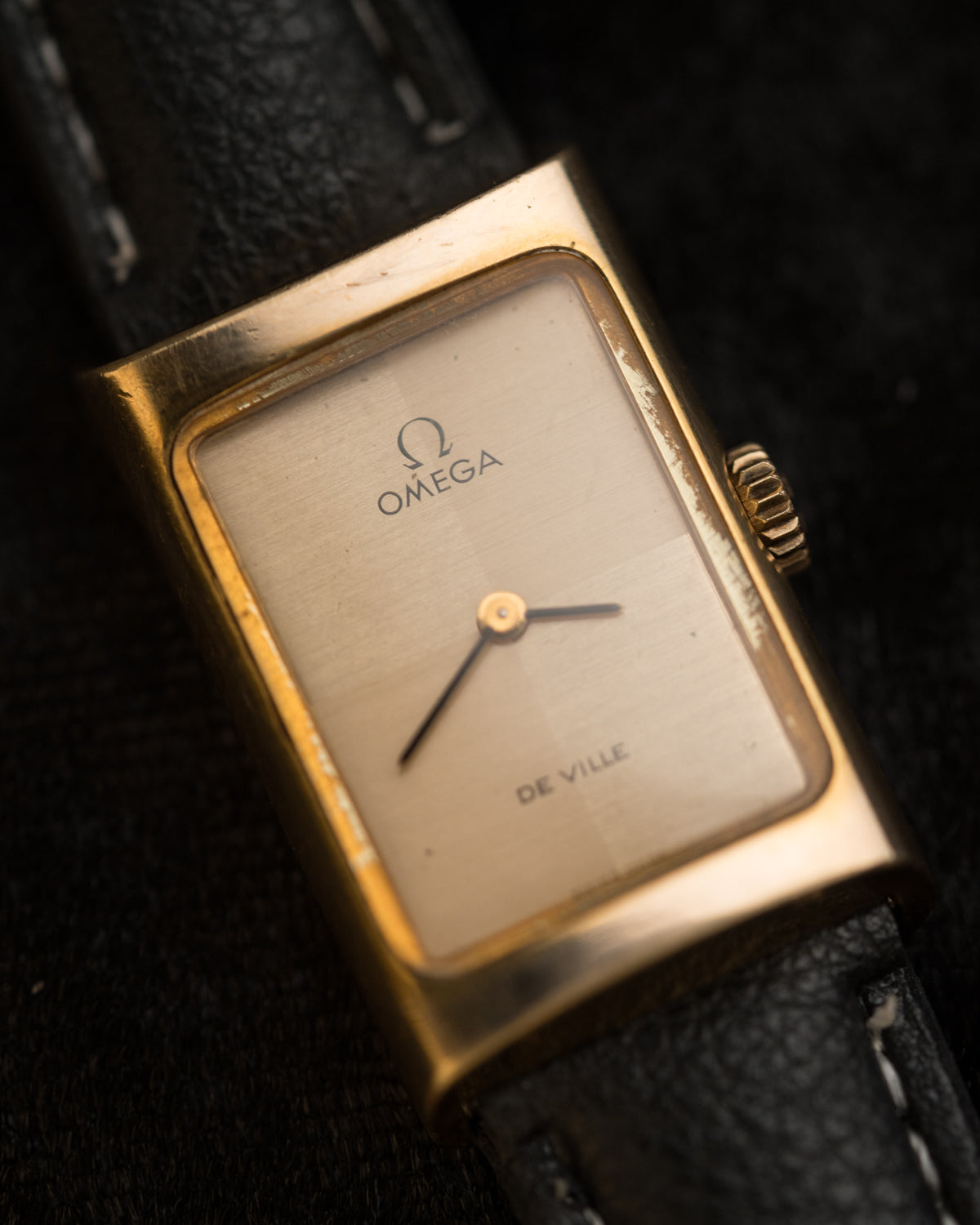 70s Vintage Omega de Ville Checkered Dial