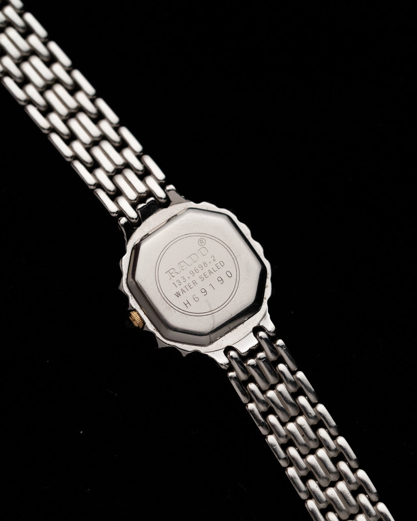 1980s Vintage Rado Halo Two Tone Octagon