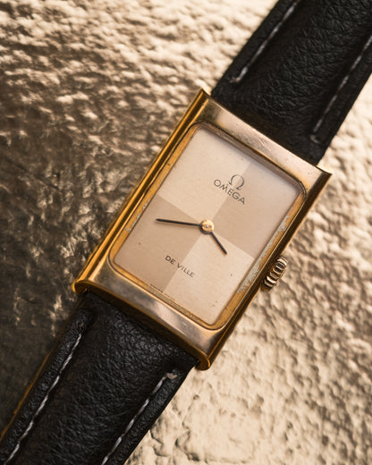 70s Vintage Omega de Ville Checkered Dial