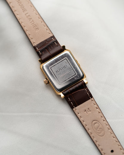 1980s Vintage Rado Diamond Tank