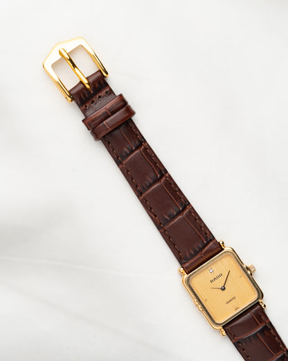 1980s Vintage Rado Diamond Tank