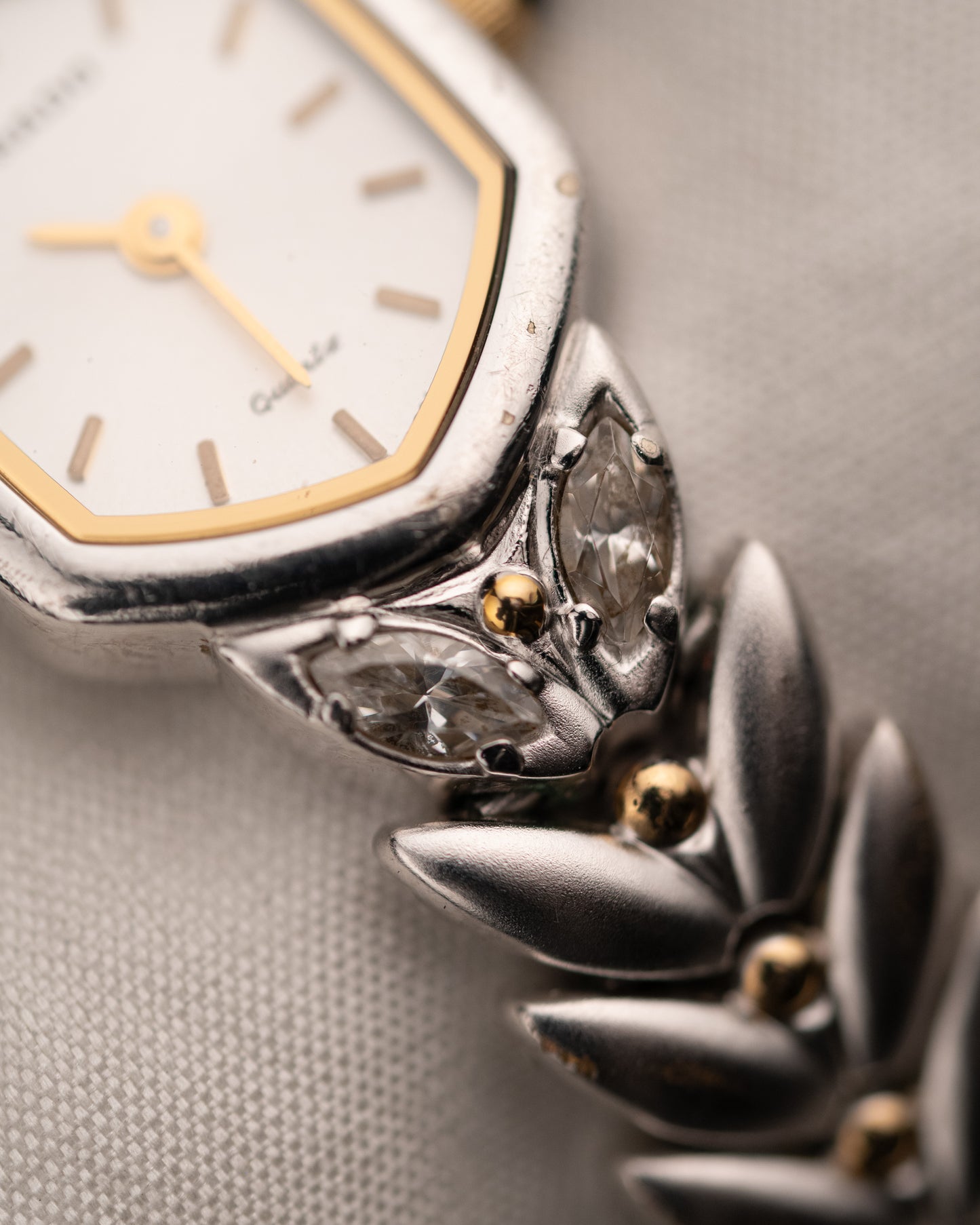 1990s Vintage Rado Leaf Link