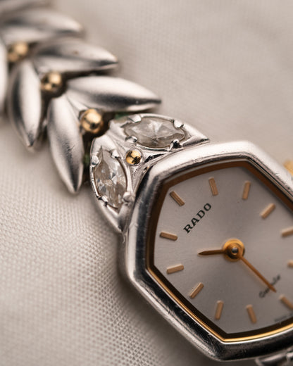 1990s Vintage Rado Leaf Link