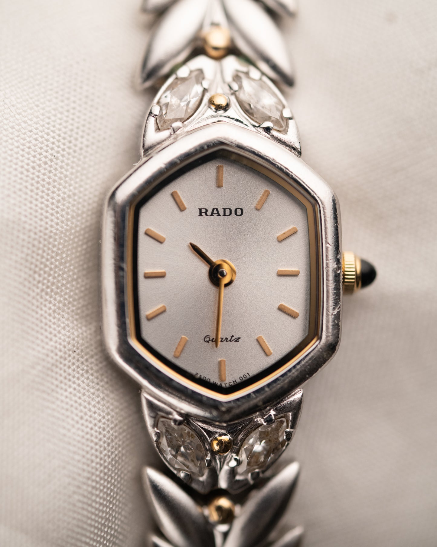 1990s Vintage Rado Leaf Link