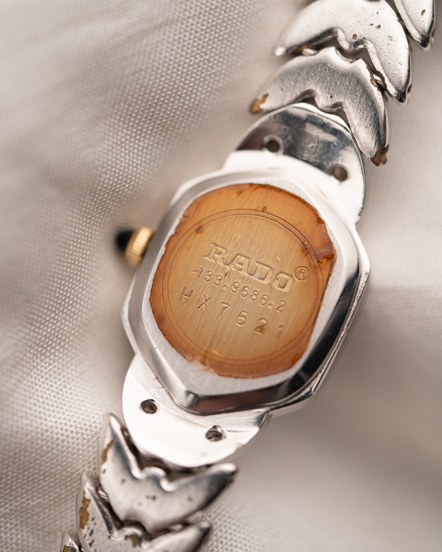 1990s Vintage Rado Leaf Link