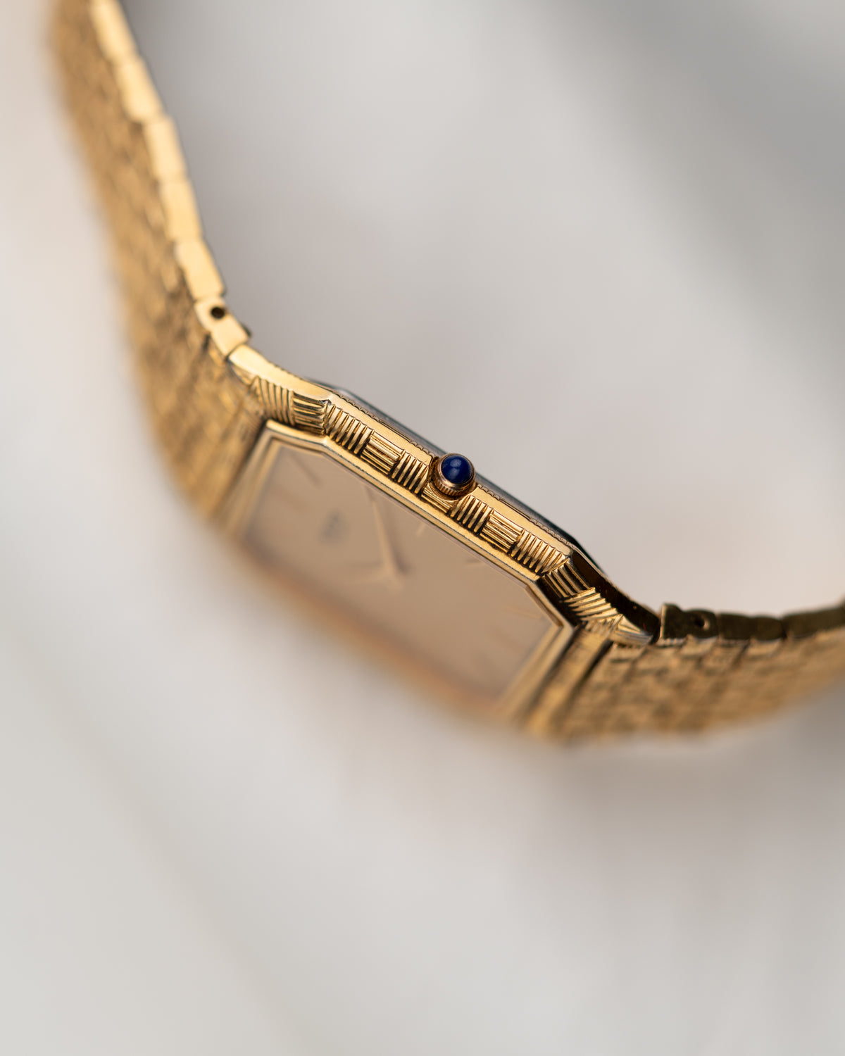 1980s Vintage Rado Gangster Basket-Weave